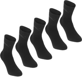 Slazenger 5 Pack Crew Socks Junior