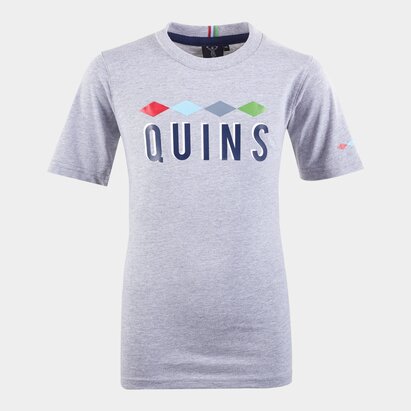 T-shirt de Rugby gris pour enfants, Harlequins