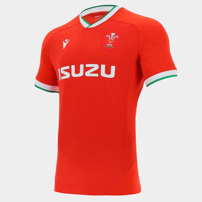 Macron Wales Home Authentic Shirt 2020 2021