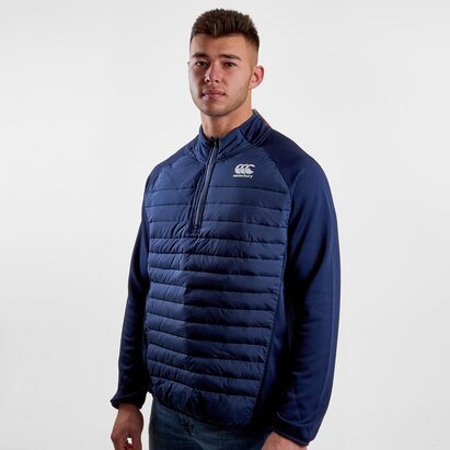 Canterbury Vaposhield Hybride - Haut Entraînement de Rugby 1/4 Zippé