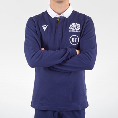 Macron Scotland Classic Long Sleeve Home Shirt 2020 2021