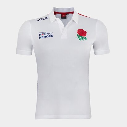 VX-3 Help 4 Heroes England Polo Shirt Mens