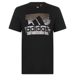 adidas Badge of sport Foil Print - Tshirt Loisirs