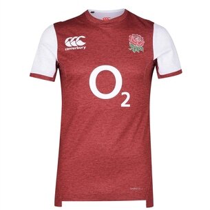 Canterbury T-shirt d'entraienement de Rugby pour hommes, Equipe d' Angleterre 2019/2020