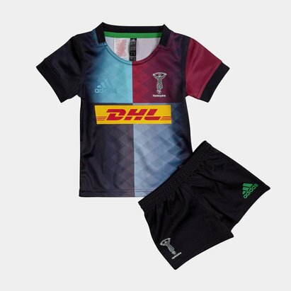 adidas Kit Réplica de Rugby domicile pour enfants, Harlequins 2019/2021