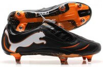 Puma Powercat C 1.10 SG - Chaussures de Foot Noir/Orange