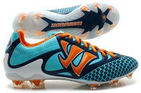 Warrior Skreamer S Combat FG - Chaussures de Foot Bleu/Orange