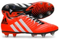 adidas Predator Incurza XT SG - Chaussures de Rugby Rouge Solaire/Blanc/Noir