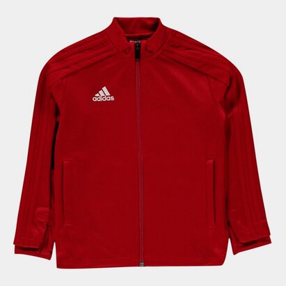 adidas Veste de Survêtement rouge pour enfants