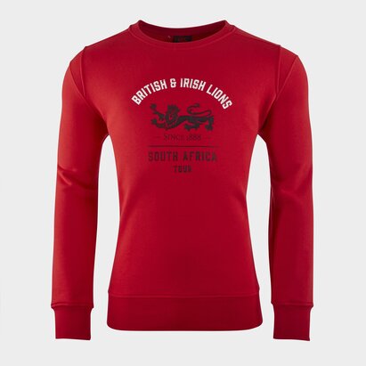 Canterbury British and Irish Lions Crew Sweatshirt Mens