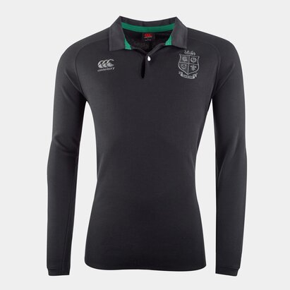 Canterbury British and Irish Lions Long Sleeve Rugby Shirt Mens