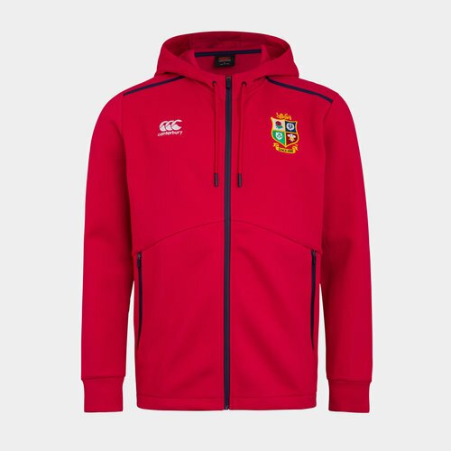 British and Irish Lions Full Zip Hoodie Mens